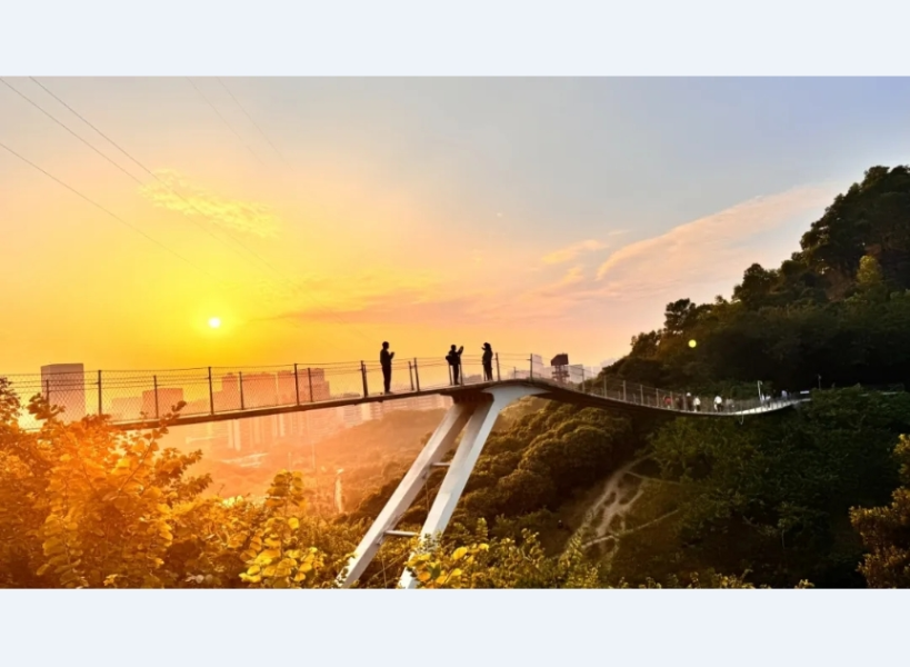 向子文《大顶岭落日余晖》