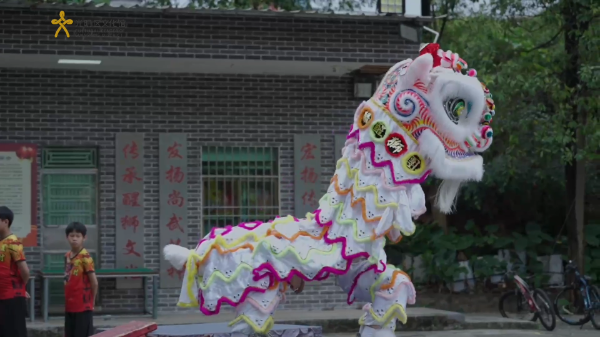 区级非遗保护名录 楼村醒狮舞