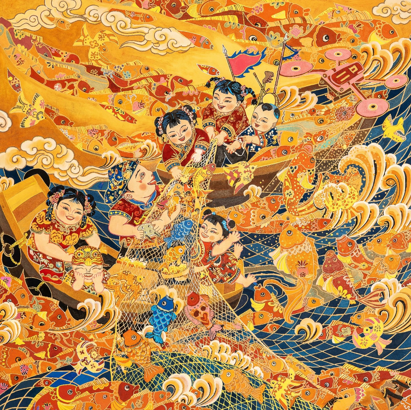 卜艺歆《渔娃闹海纳百福》湖南