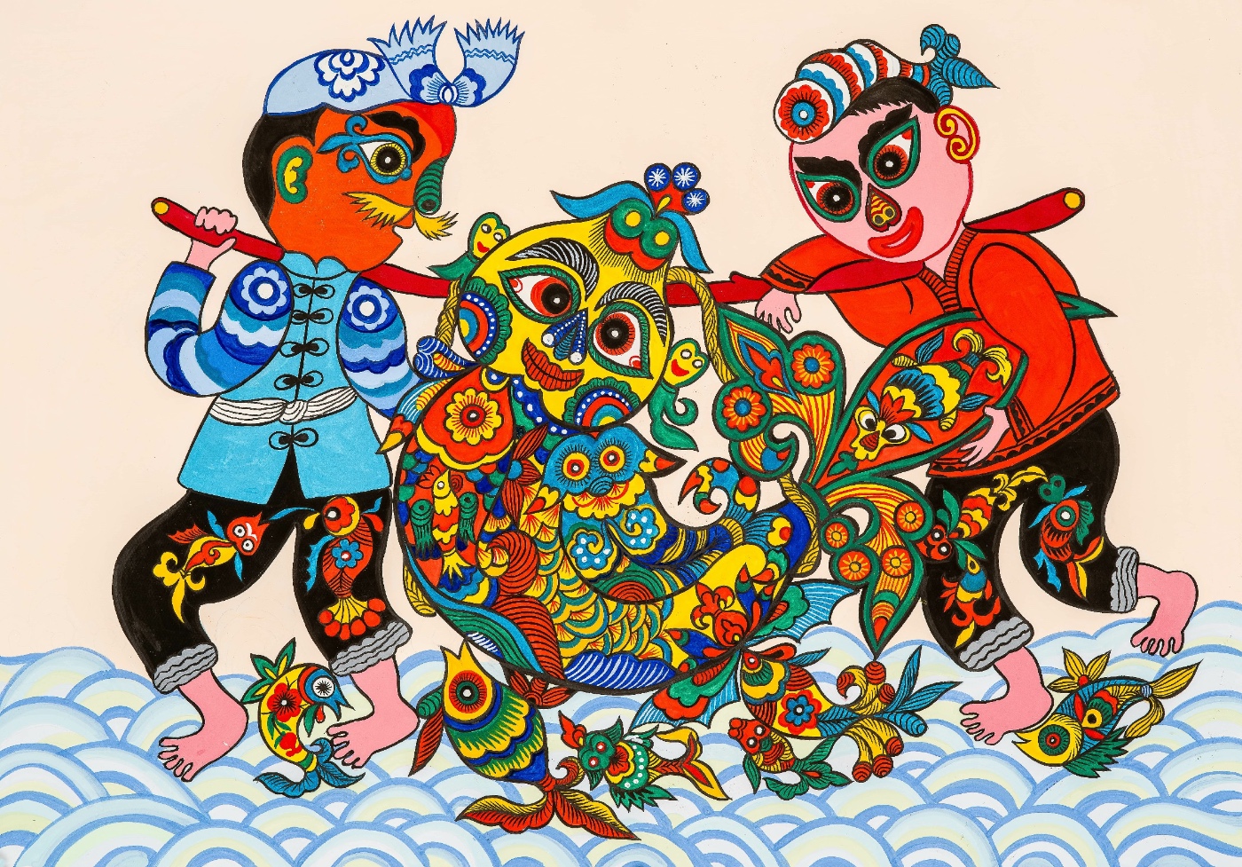 韩树叶《年年有余》陕西