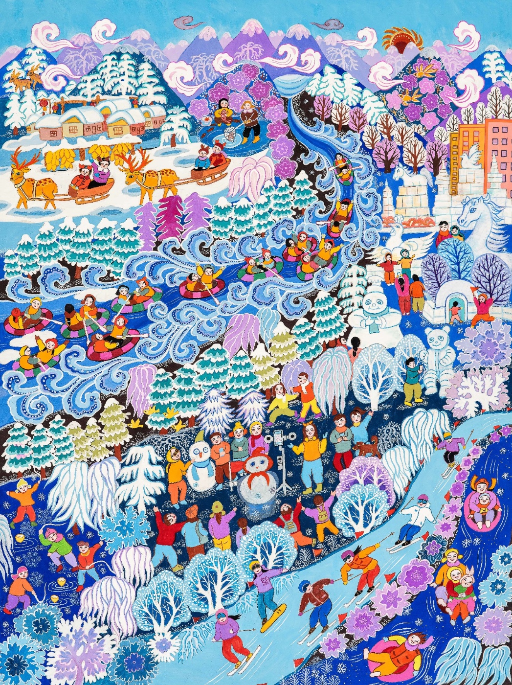 胡家菊《冰天欢腾庆有余》山东