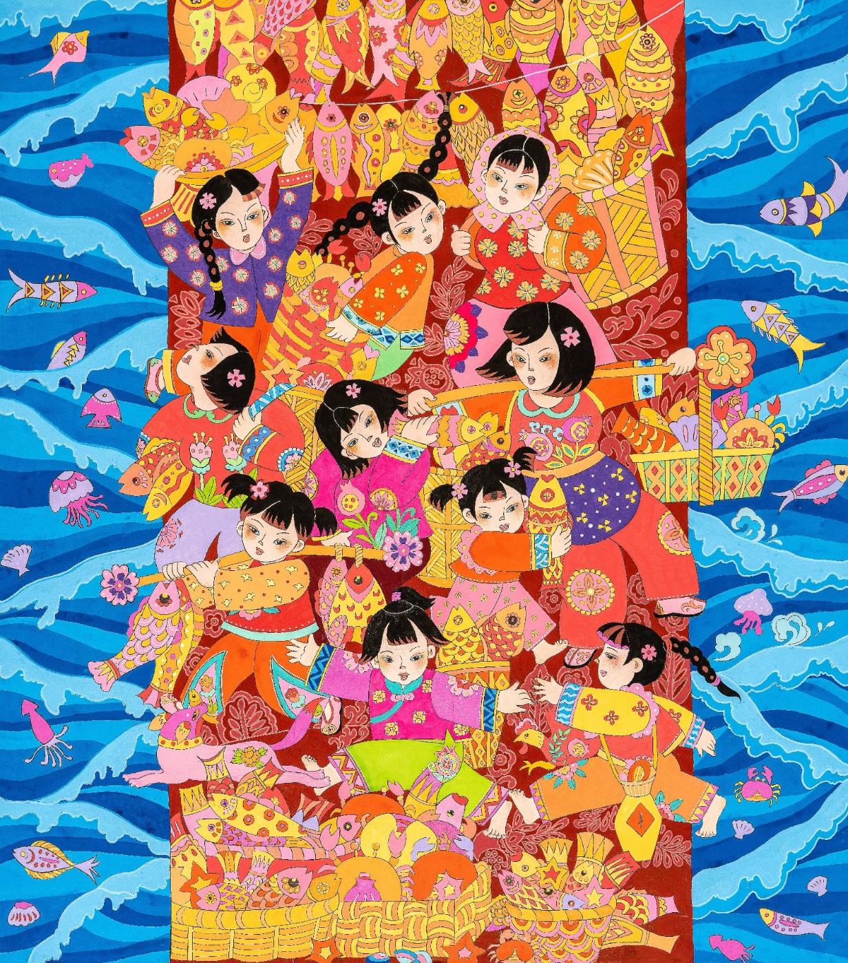 臧林义 《风调雨顺庆丰年》 北京