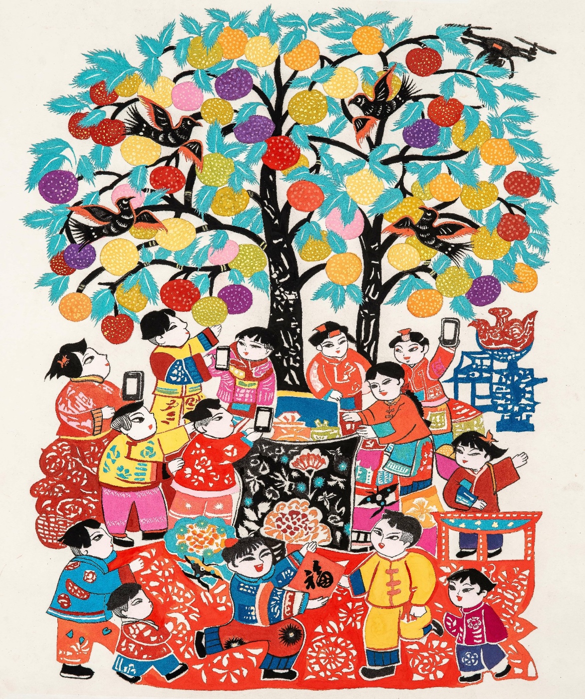 杨舒晴 《新岁丰年》 陕西