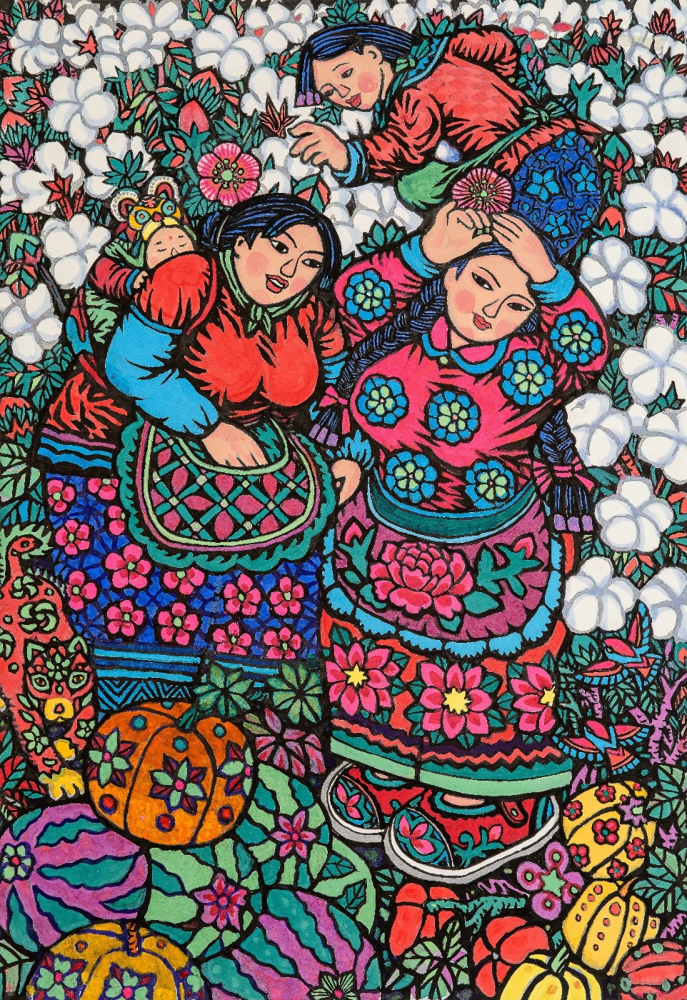 张婷婷 《棉田欢歌》 山东