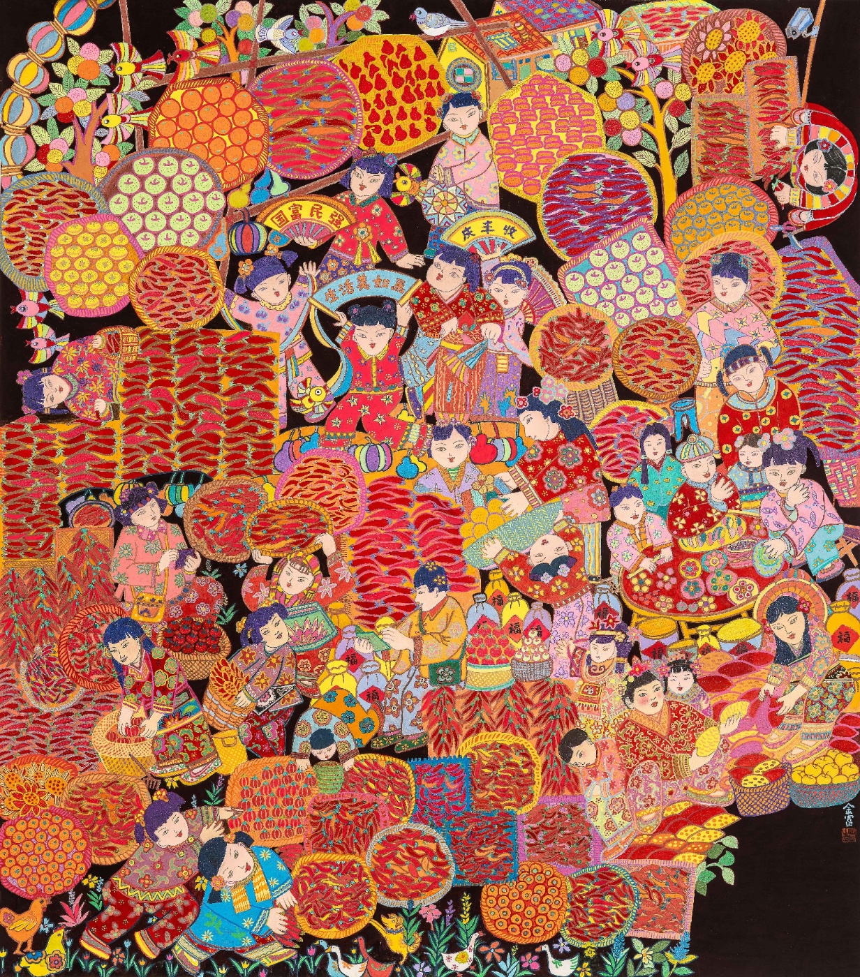 张金富 《晒秋》 安徽