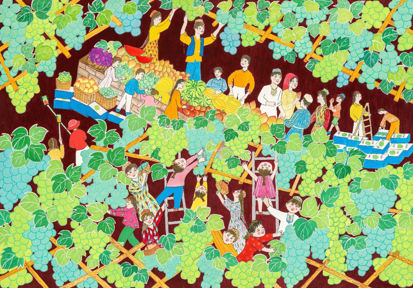 周刚 《葡园欢歌》 新疆